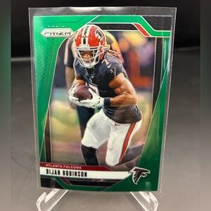 2024 Panini Prizm Green NFL Trading Card Bijan Robinson